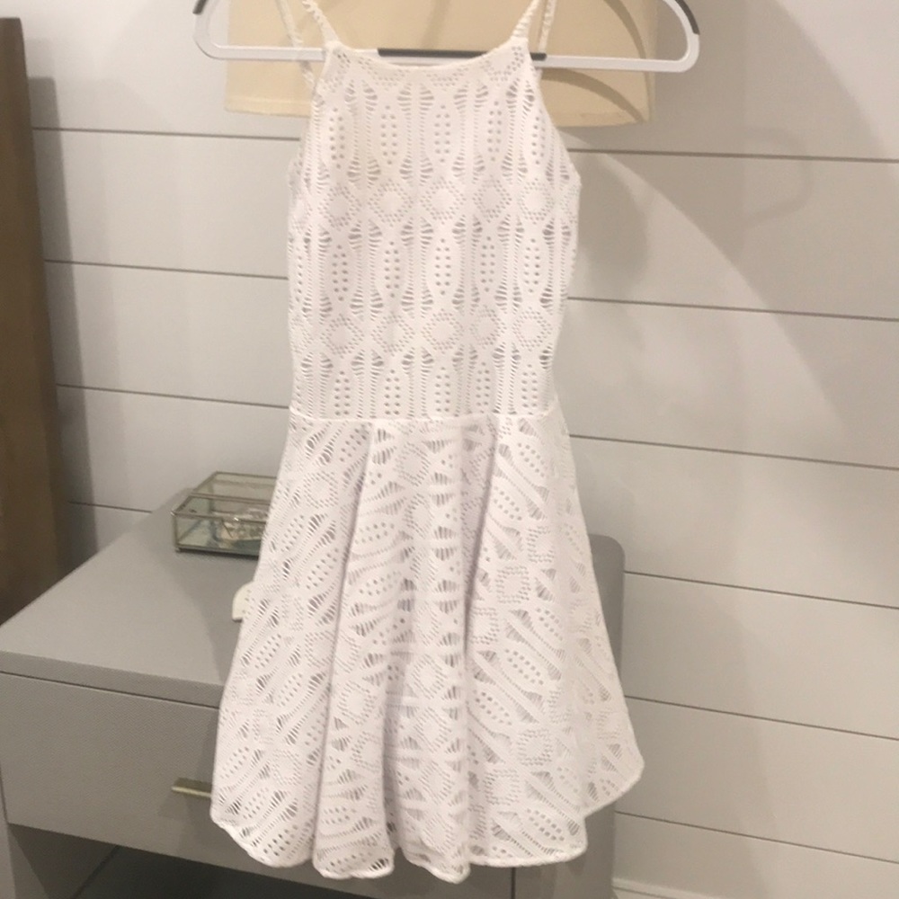 white boutique dress